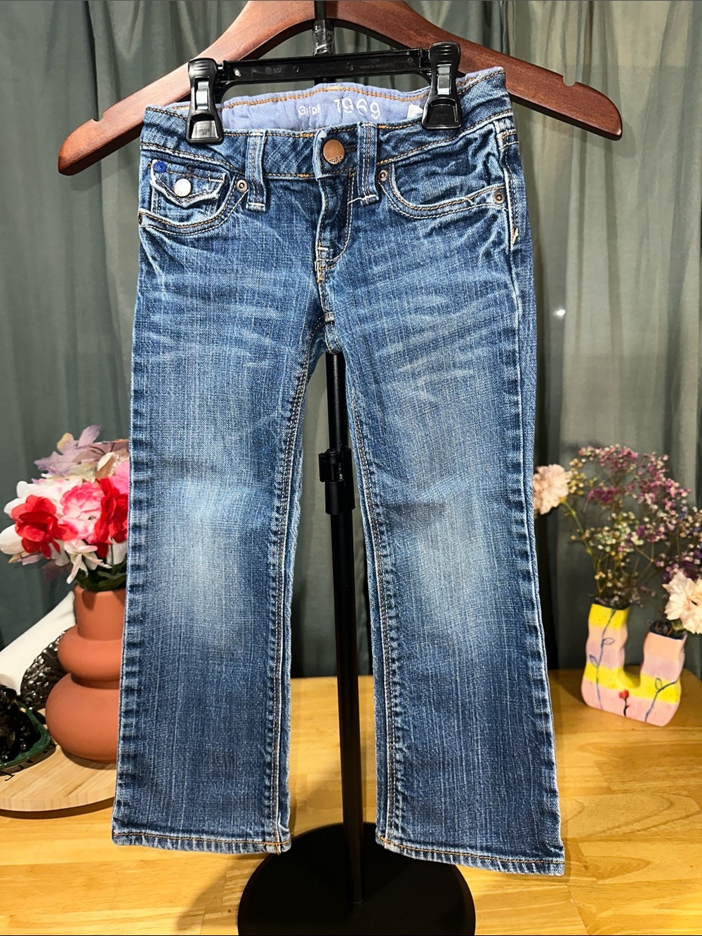 GAP Light Blue Kids Straight-Leg Denim Jeans